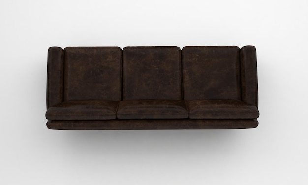 Sofa couch furniture 3D Rendering