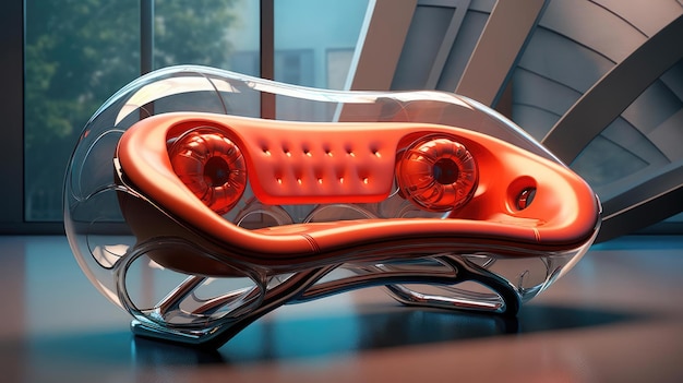 The sofa of the future in the interior