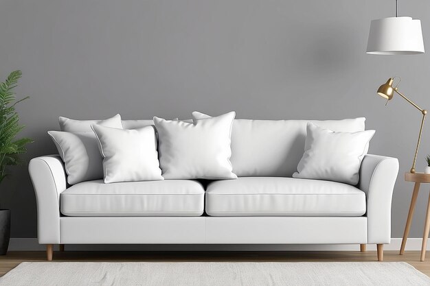 Foto sofa kussen mockup