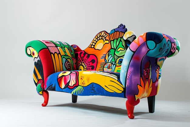 Photo sofa made of mexican narco surrealism creative furniture design