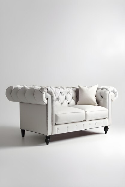 sofa on white background