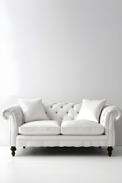 sofa on white background