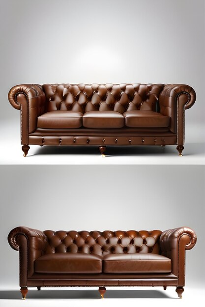 sofa on white background