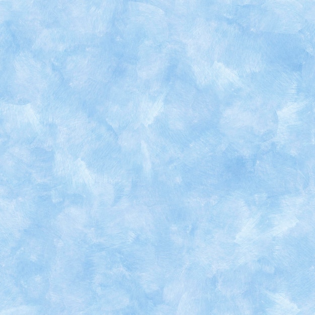 Soft blue gouache Blue texture Vintage seamless pattern