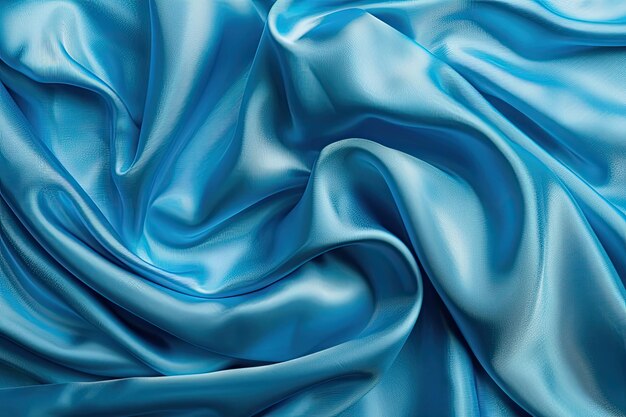 Soft blue silk satin fold as a background