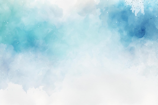 soft blue watercolor abstract background