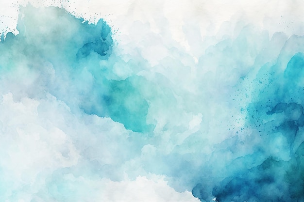 soft blue watercolor abstract background