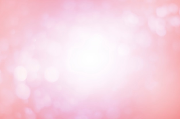 Photo soft blur abstract pink bokeh and christmas background, gradient celebration banner