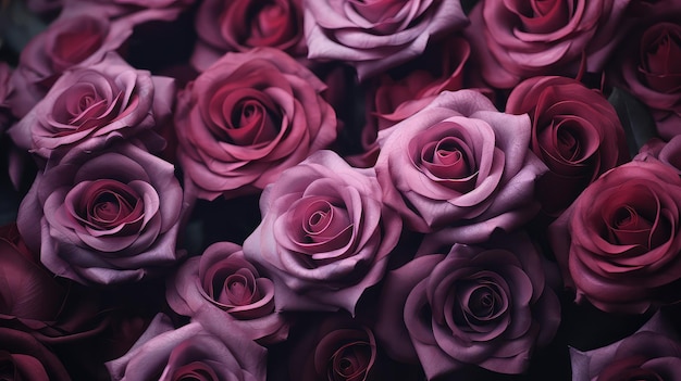 Soft blush roses background