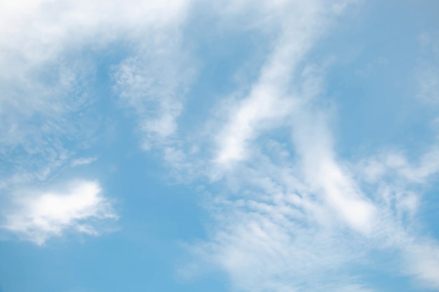 Soft cloud with blue sky background