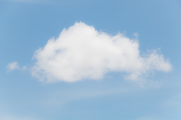 Soft cloud with blue sky 