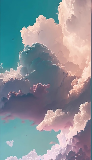 Soft clouds in the skyGenerative AI