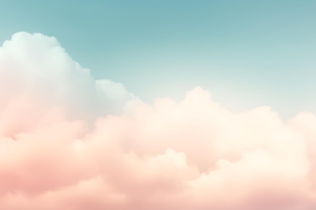 Soft cloudy is gradient pastel abstract sky background in sweet color