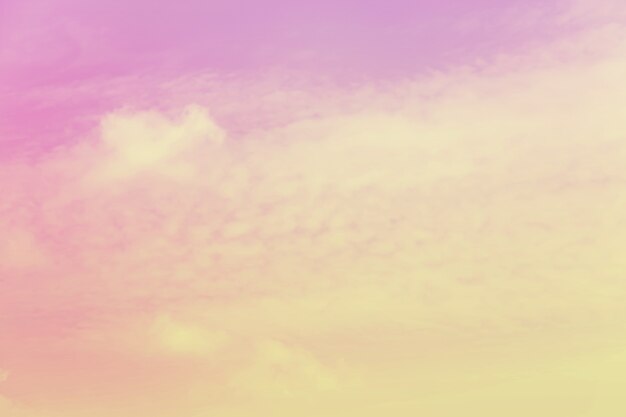 Soft cloudy is gradient pastel, Abstract sky background in sweet color.	