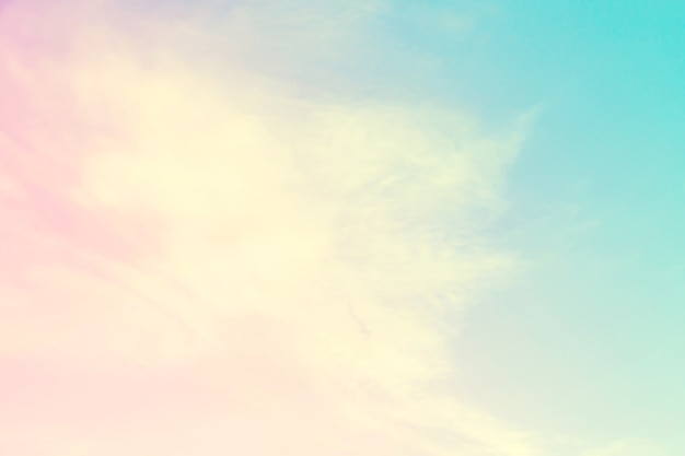 Soft cloudy is gradient pastel,Abstract sky background in sweet color.