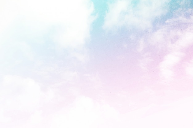 Soft cloudy is gradient pastel, Abstract sky background in sweet color.