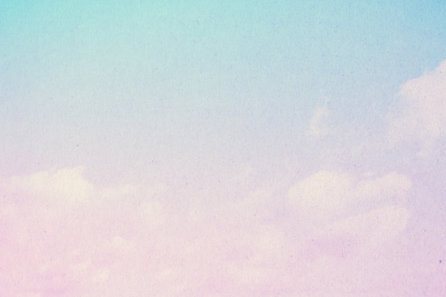 Photo soft cloudy is gradient pastel, abstract sky background in sweet color.