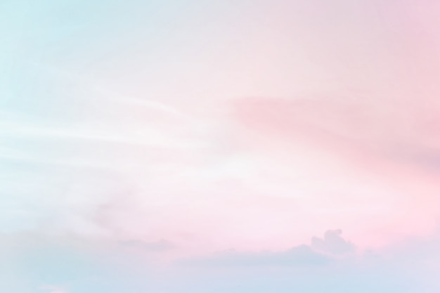 Soft cloudy is gradient pastel,Abstract sky background in sweet color.