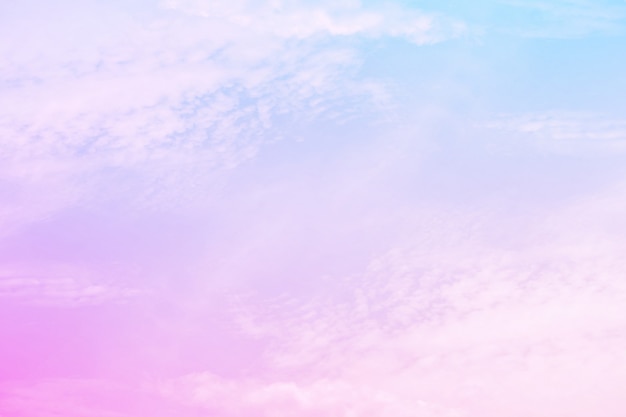 Soft cloudy is gradient pastel,Abstract sky background in sweet color.