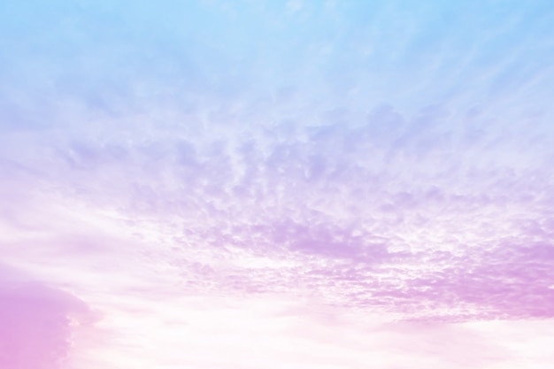 Soft cloudy is gradient pastel,Abstract sky background in sweet color.