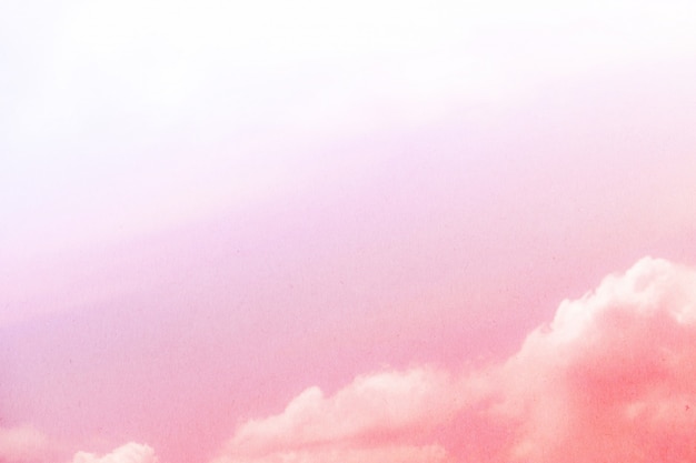 Soft cloudy is gradient pastel