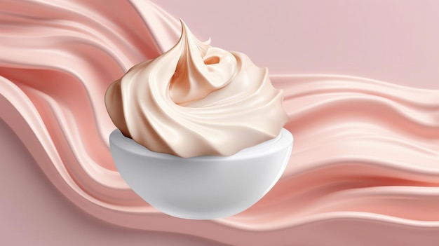 Photo soft cream cosmetic products