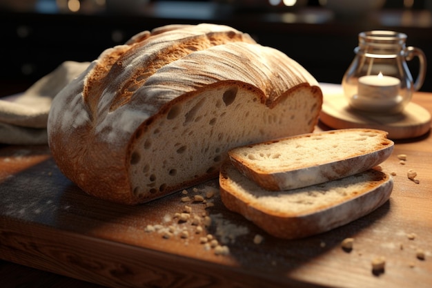 Мягкий и вкусный хлеб на закваске