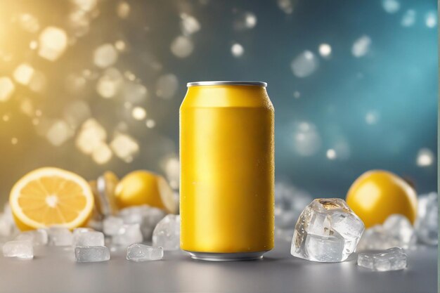 Soft drinks can for mockup