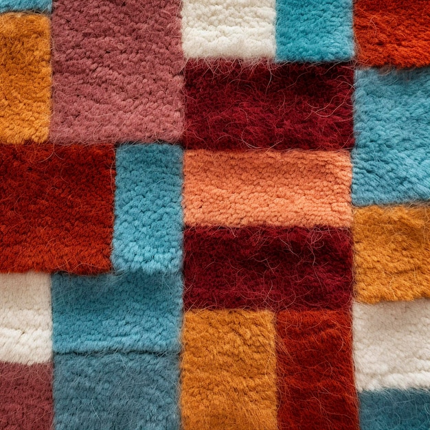 Soft Elegance Fluffy Moquette Pattern in HighDefinition Generative AI