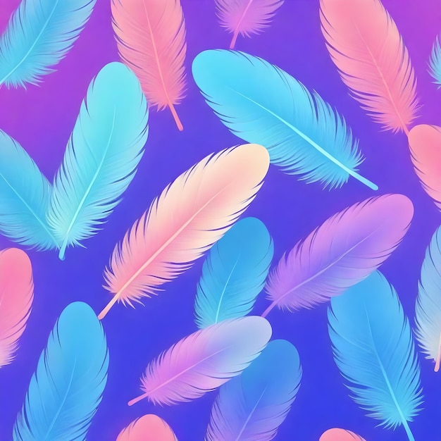 Soft Feather Vector Icon Elegant 4K Flat Design Illustratie