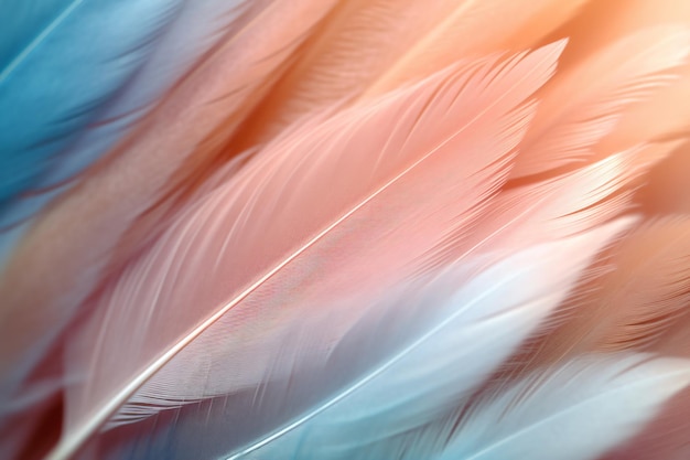 Soft Feathers Wallpaper Ai generative