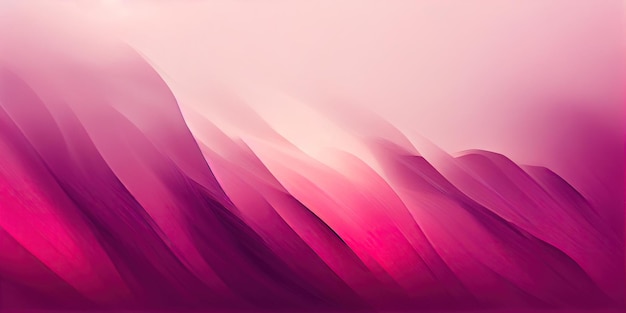 Photo soft flowing fluid with magenta pink wavy forms seamless texture with blurring effect