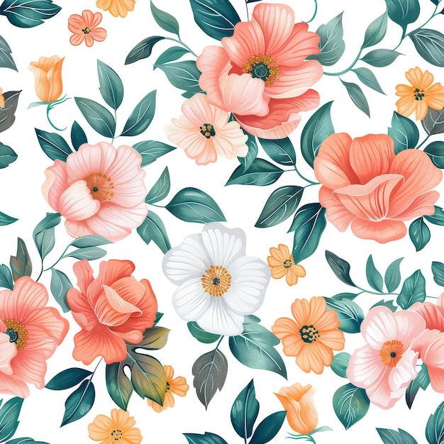 Soft Focus Florals Emerge with Peachy Keen Hues