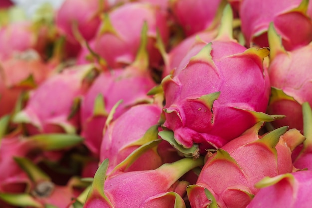 Soft focused of dragon fruit.