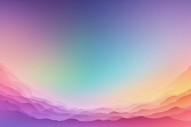 Soft gradient colorful background