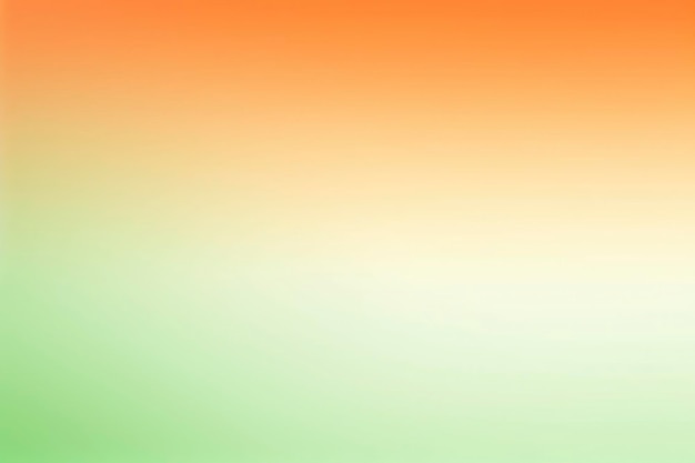 soft gradient green to orange background in concept of indian flag