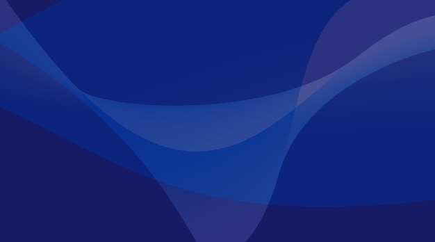 Soft gradients of the abstract background Beautiful modern curved dark blue graphics