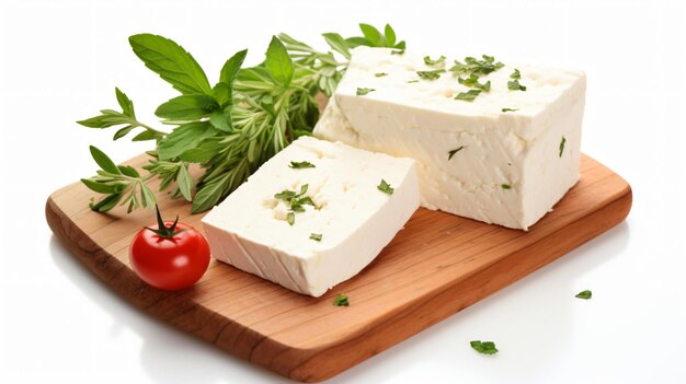 Photo soft greek feta cheese