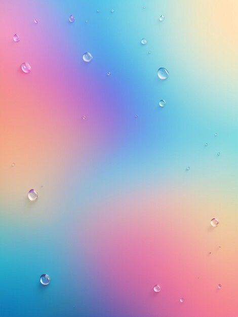 Photo soft light water drops color splash gradient background