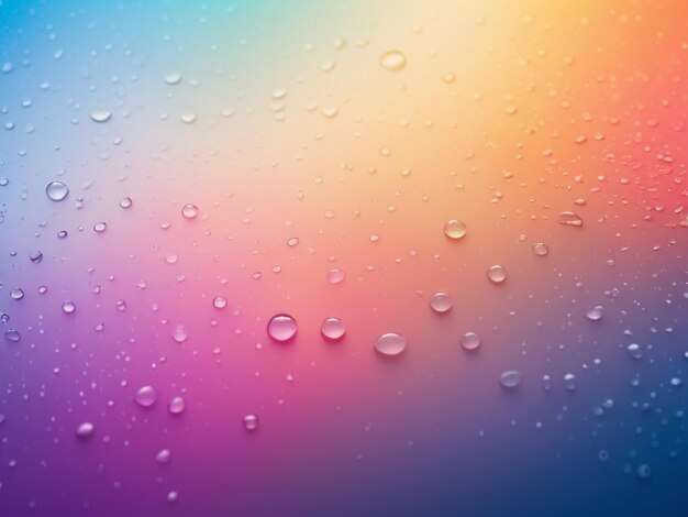 Photo soft light water drops color splash gradient background