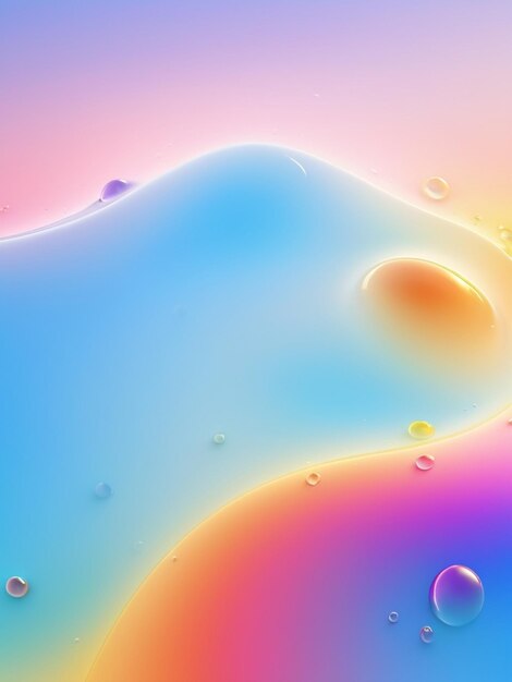Photo soft light water drops color splash gradient background