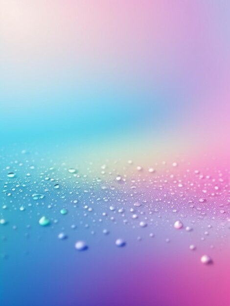 Photo soft light water drops color splash gradient background