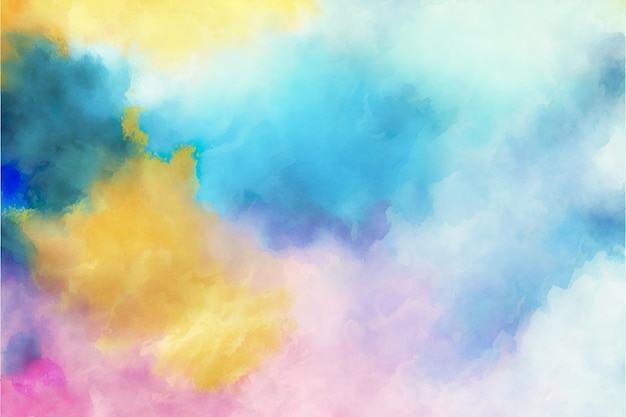 Soft multi color Beautiful abstract watercolor background paint texture