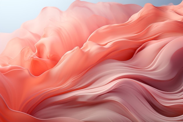 A soft pastel colorful abstract background of a colorful liquid