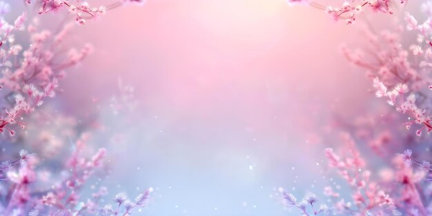 Photo soft pastel gradient background with subtle floral designs in shades of pink and lavender concept pastel background floral designs pink and lavender soft gradient subtle accents