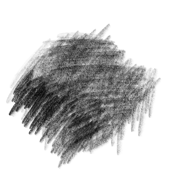 Soft pencil strokes black spot