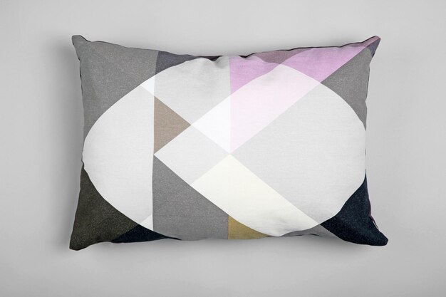 Soft pillow on light background