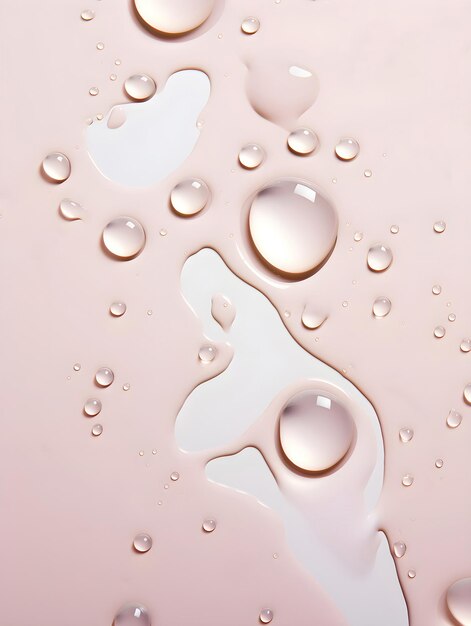 soft pink abstract background with bubbles