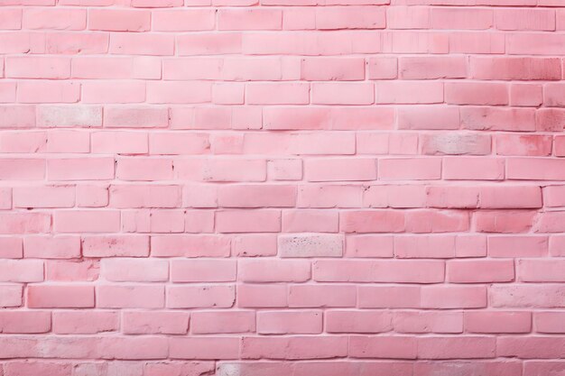 Soft pink brick texture against an empty expanse created by Generative AI