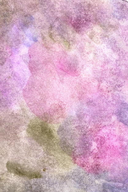 Photo soft pink handdrawn watercolor background hight quality